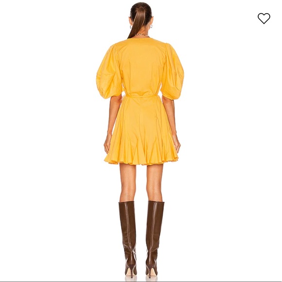 Rhode Claudine Dress in Mustard - Picture 2 of 4